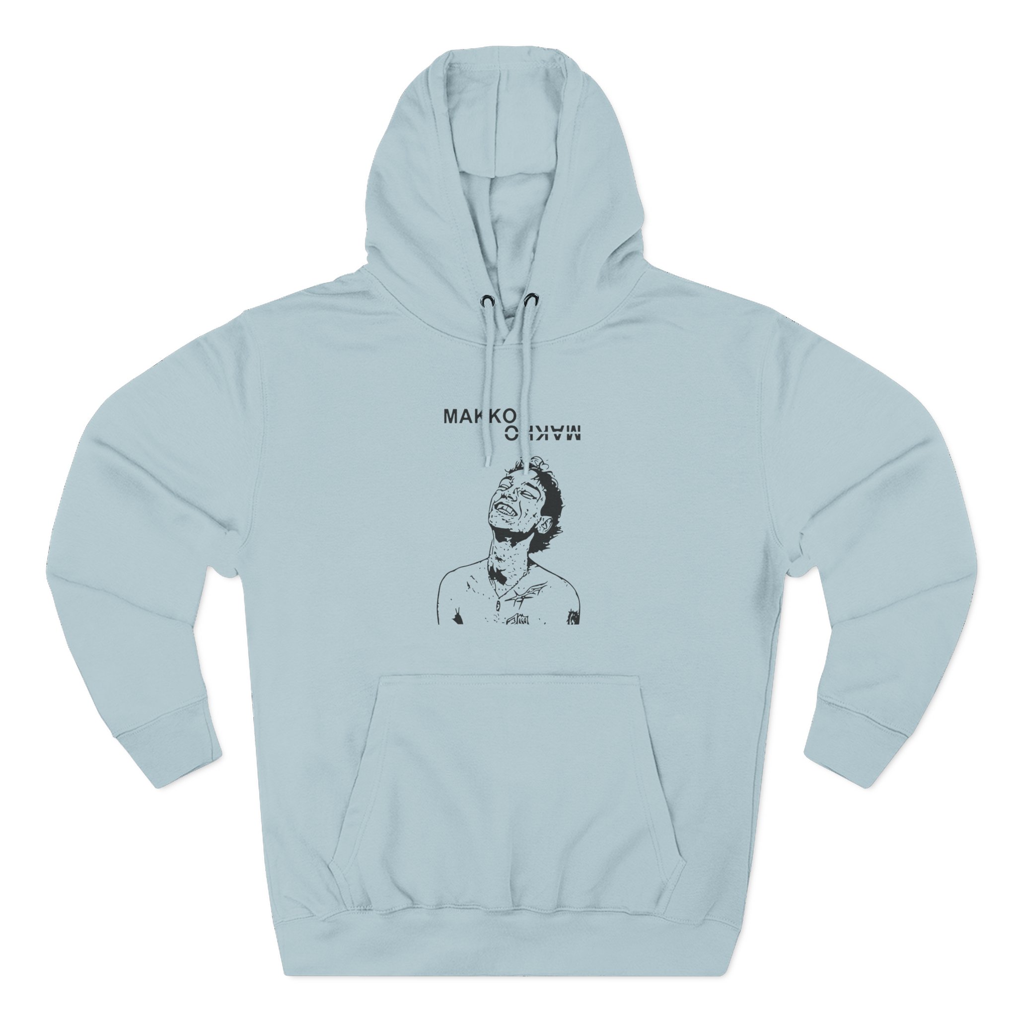 Makko Three-Panel Fleece Hoodie