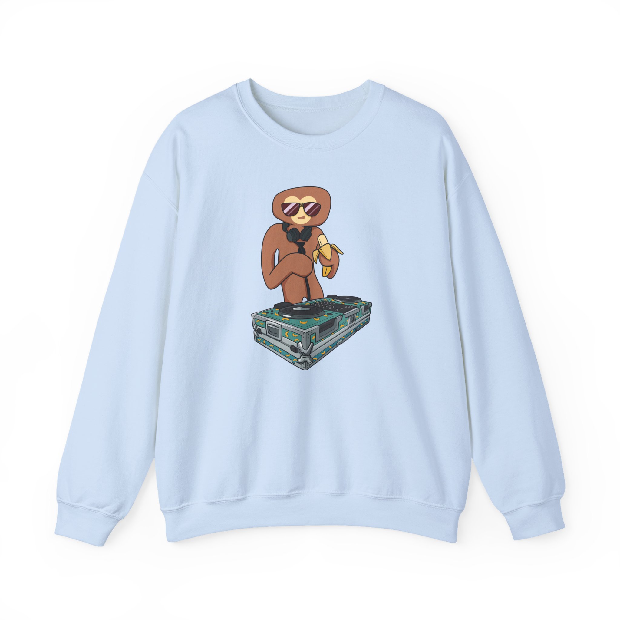 Spoonkid Dj Monke Unisex Heavy Blendâ„¢ Crewneck Sweatshirt