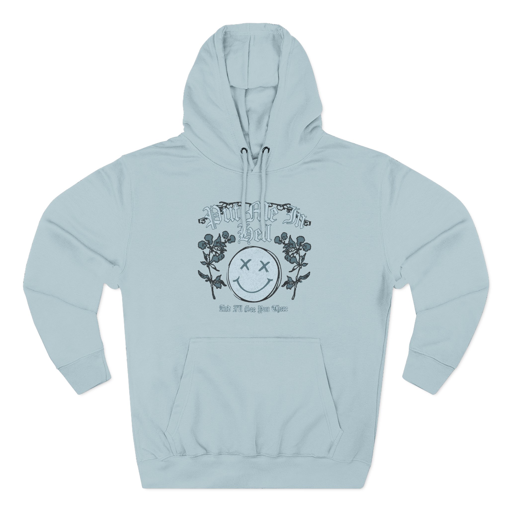 Kallmekris Put Me in Hell Three-Panel Fleece Hoodie