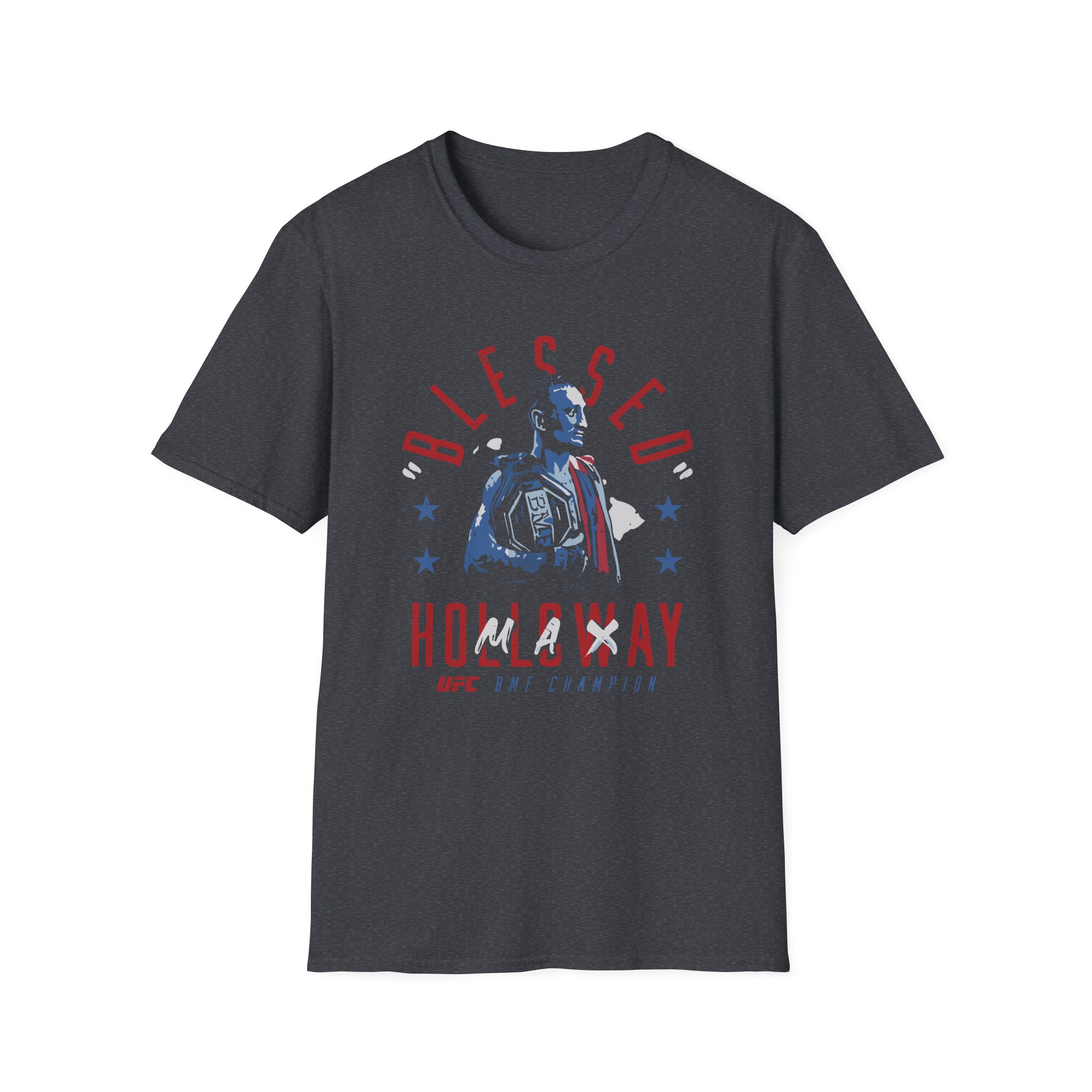Max Holloway Blessed Bmf Champion Unisex Softstyle T-Shirt