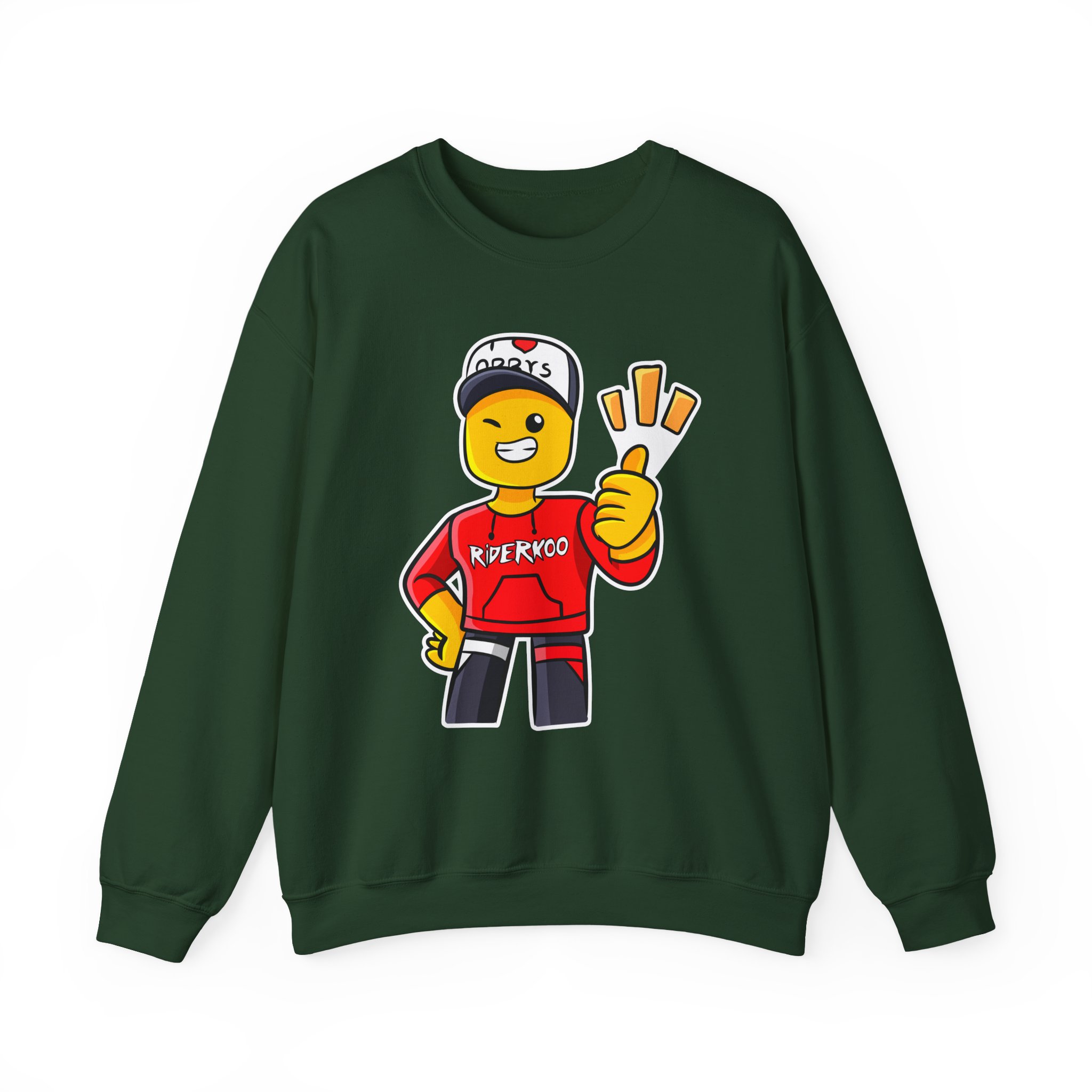 Roblox Thumbs Up Unisex Heavy Blendâ„¢ Crewneck Sweatshirt