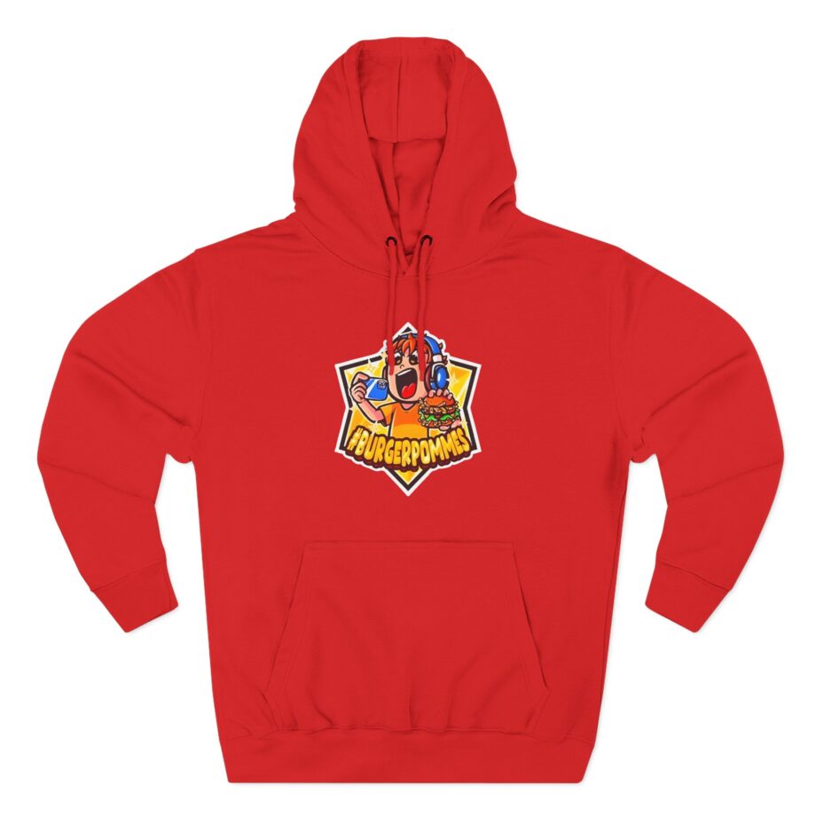 Burger Pommes Three-Panel Fleece Hoodie