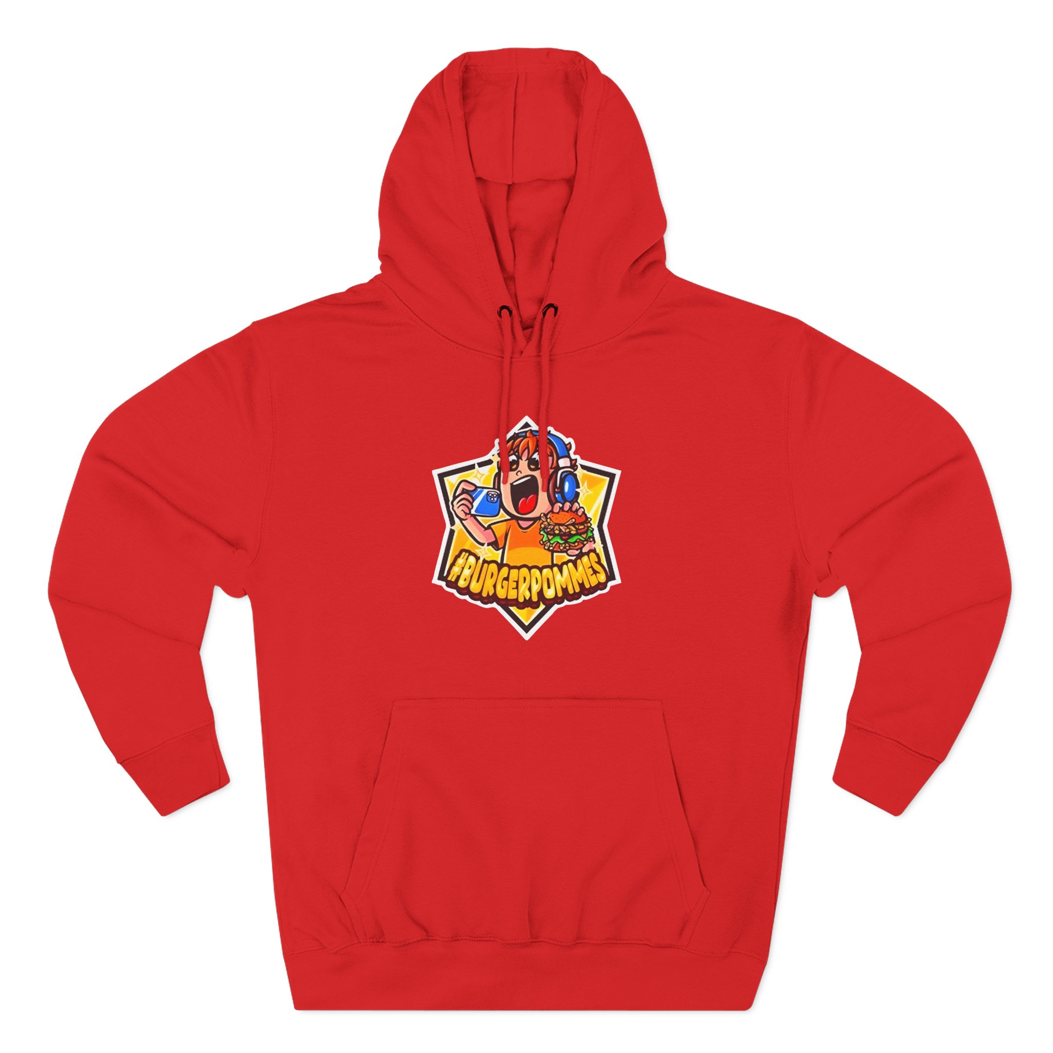 Burger Pommes Three-Panel Fleece Hoodie