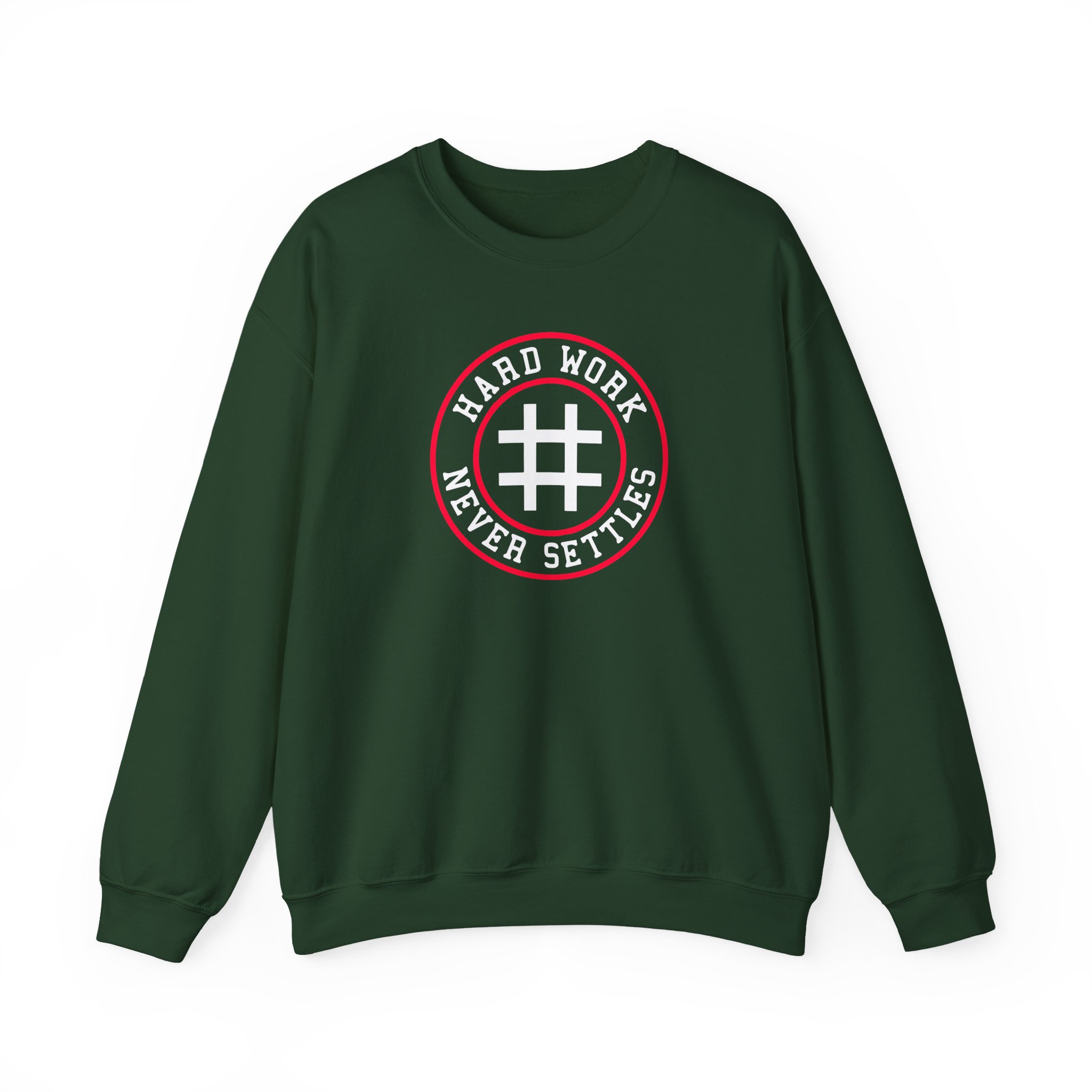 Trevor Bauer Hard Work Never Settles Unisex Heavy Blendâ„¢ Crewneck Sweatshirt