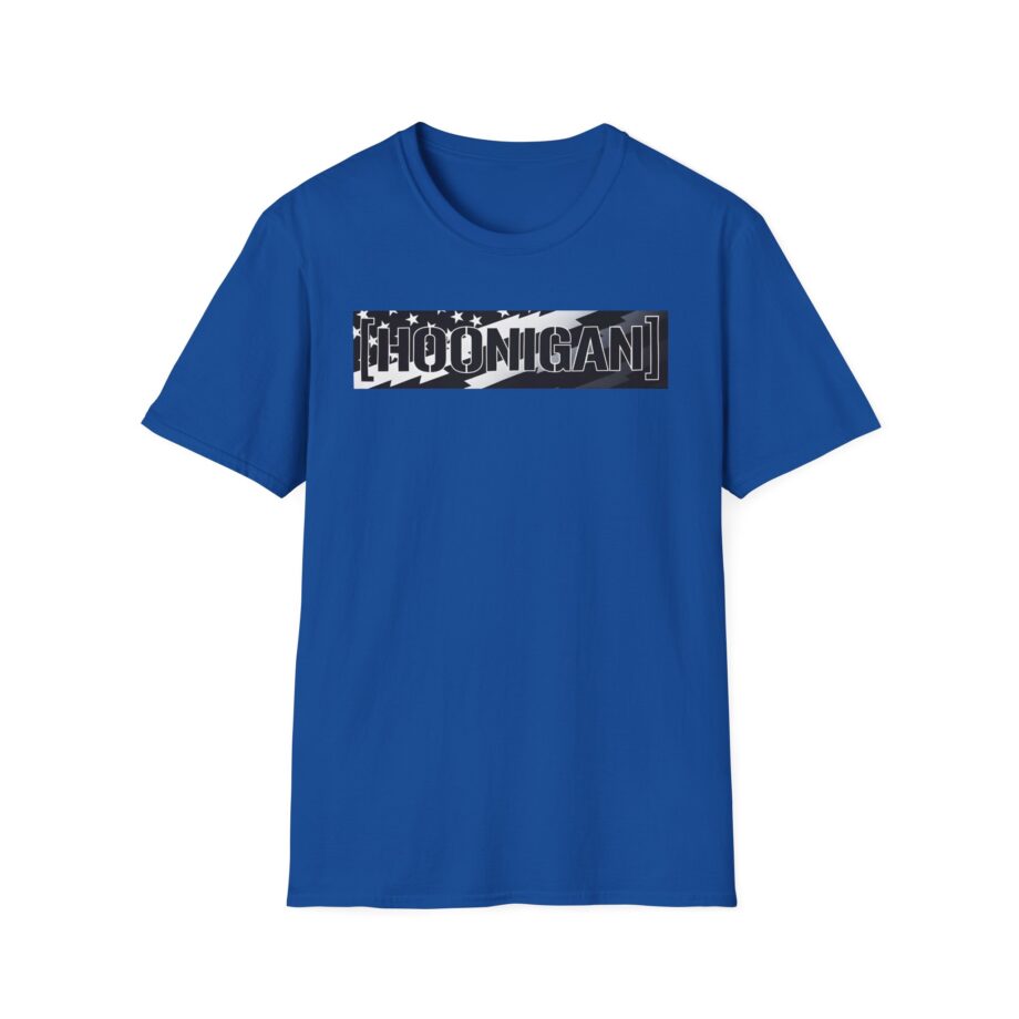 Ken Block Hoonigan Stars & Stripes Censor Bar Unisex Softstyle T-Shirt