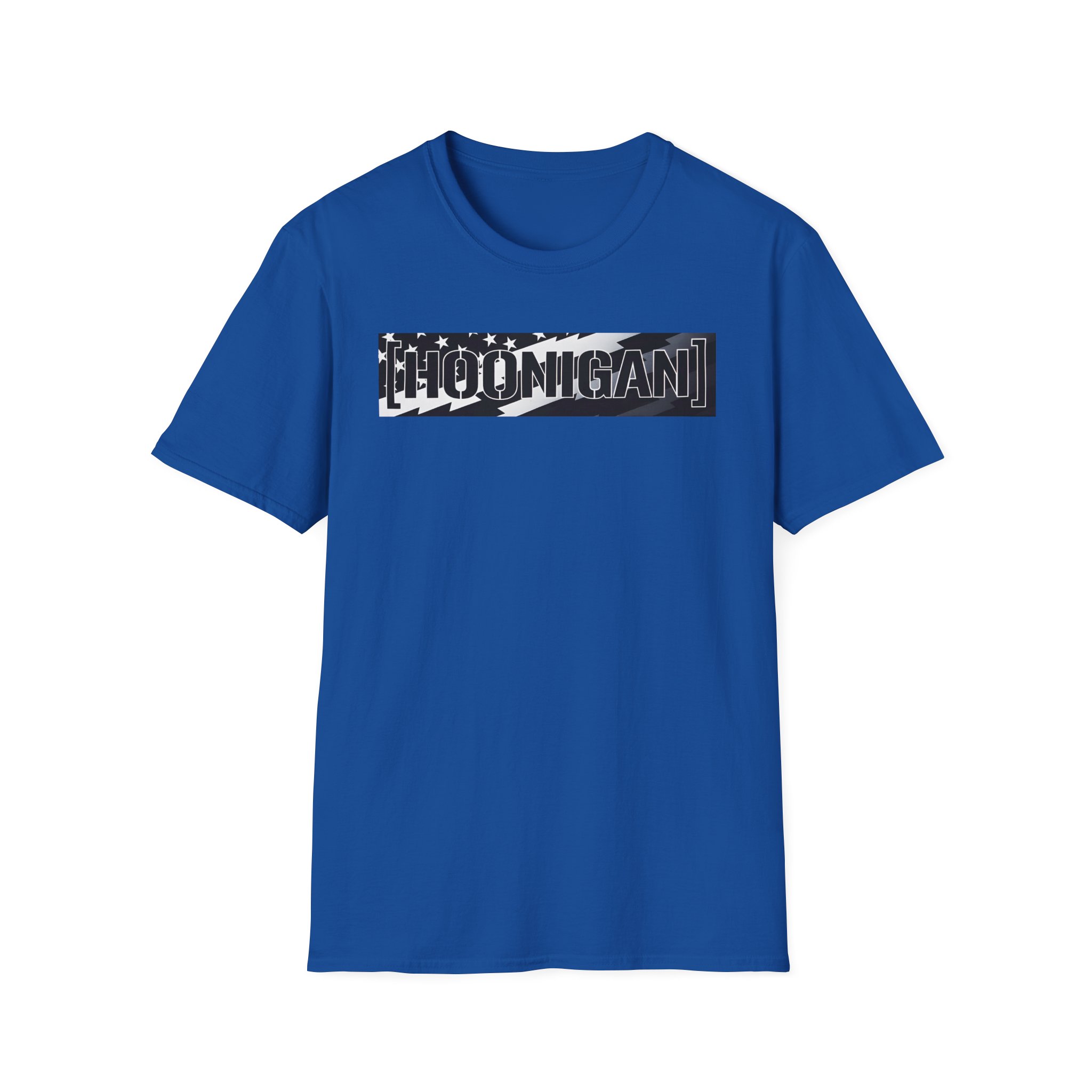 Ken Block Hoonigan Stars & Stripes Censor Bar Unisex Softstyle T-Shirt