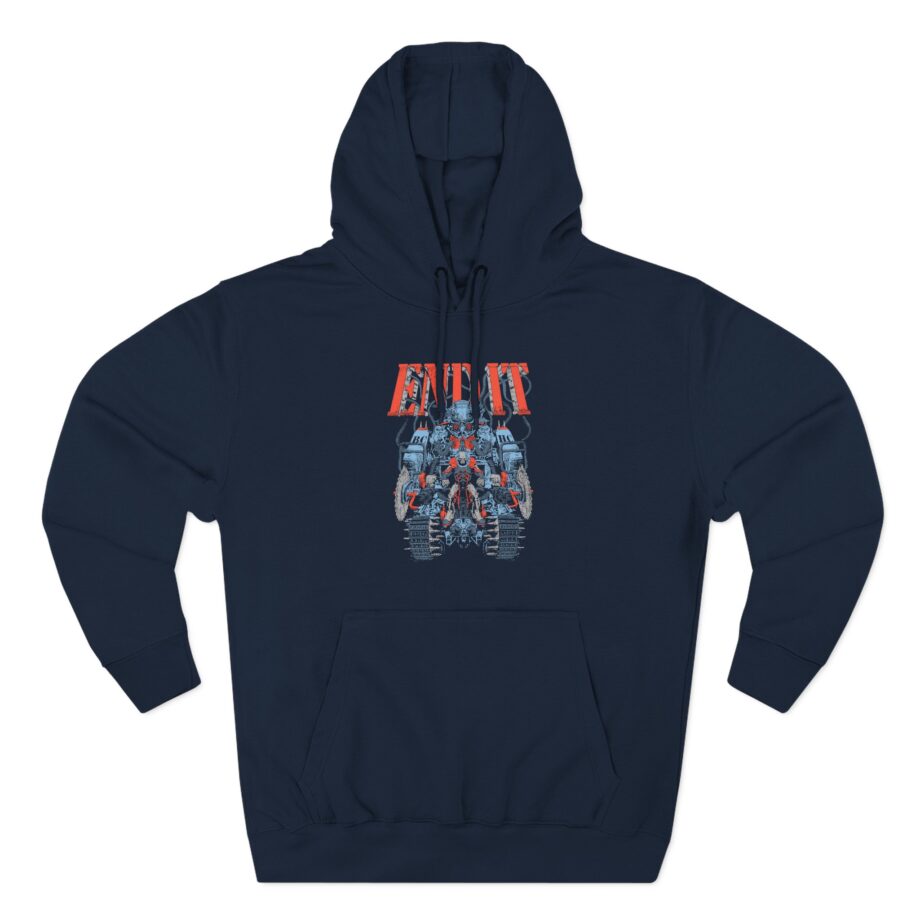 End It Mech Three-Panel Fleece Hoodie