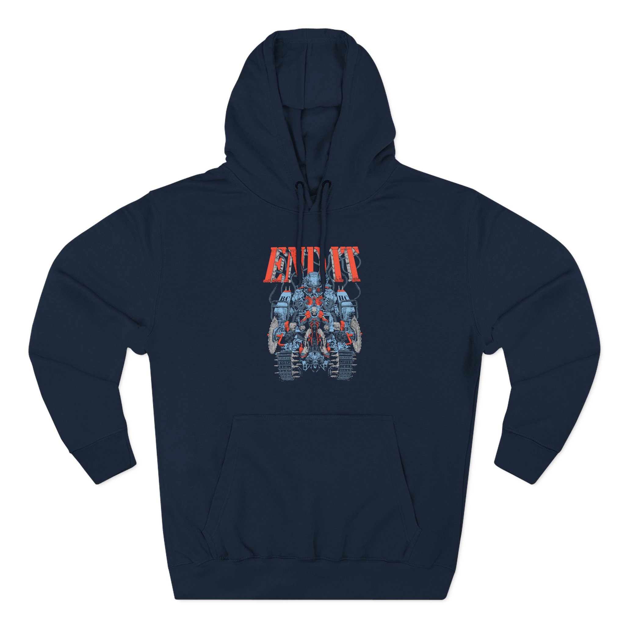 End It Mech Three-Panel Fleece Hoodie