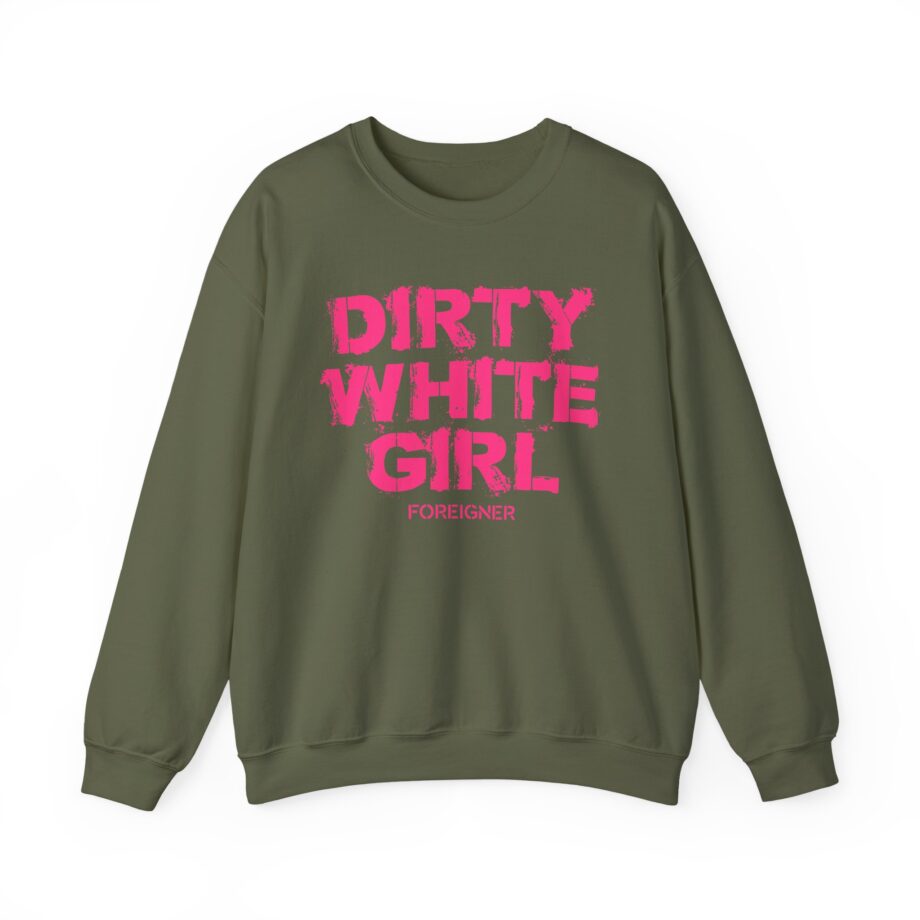 Foreigner Dirty White Girl Unisex Heavy Blend™ Crewneck Sweatshirt