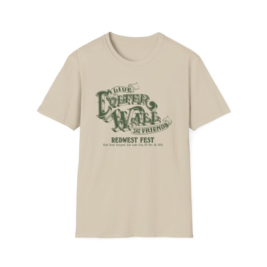 Colter Wall RedWest Fest Unisex Softstyle T-Shirt