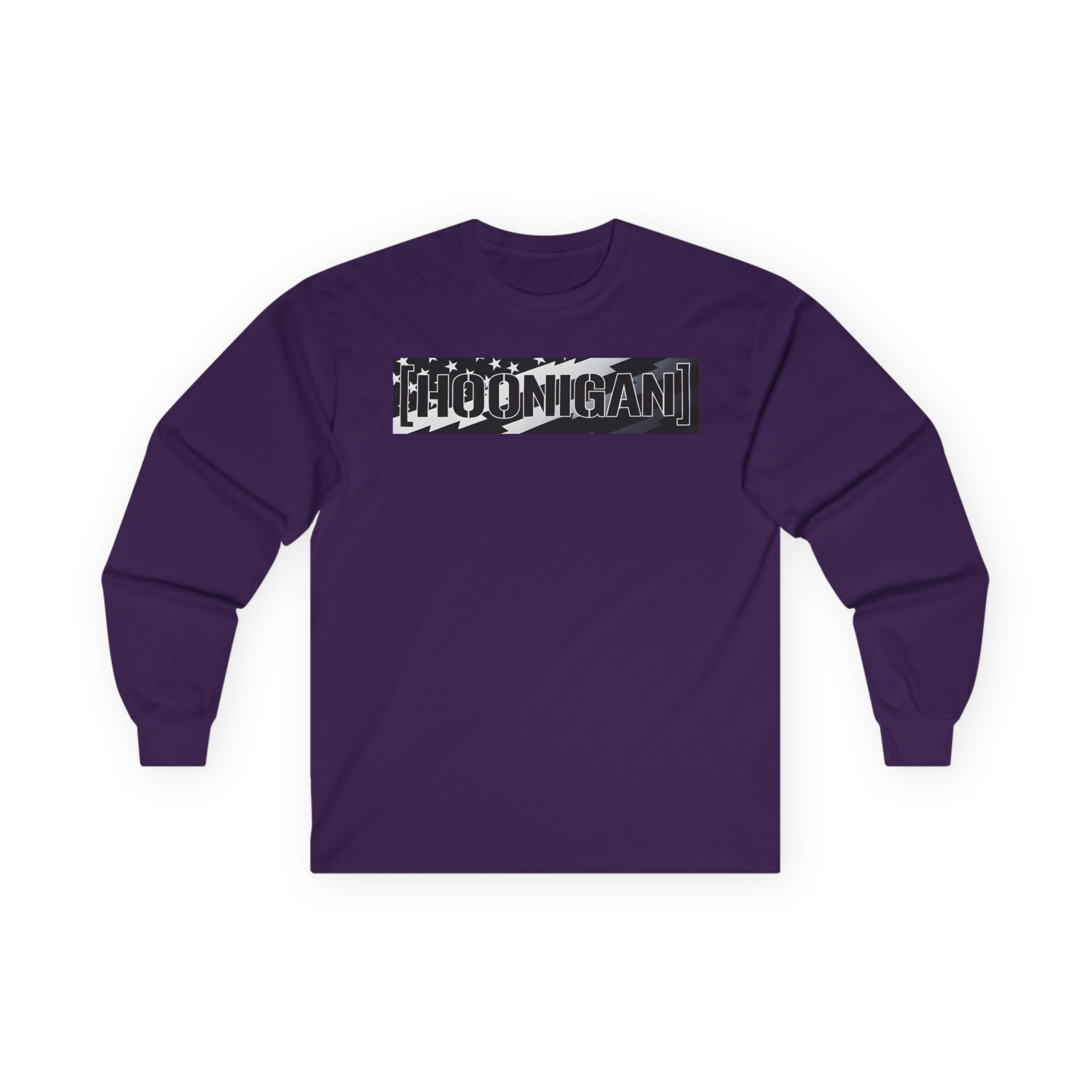 Ken Block Hoonigan Stars & Stripes Censor Bar Unisex Ultra Cotton Long Sleeve Tee