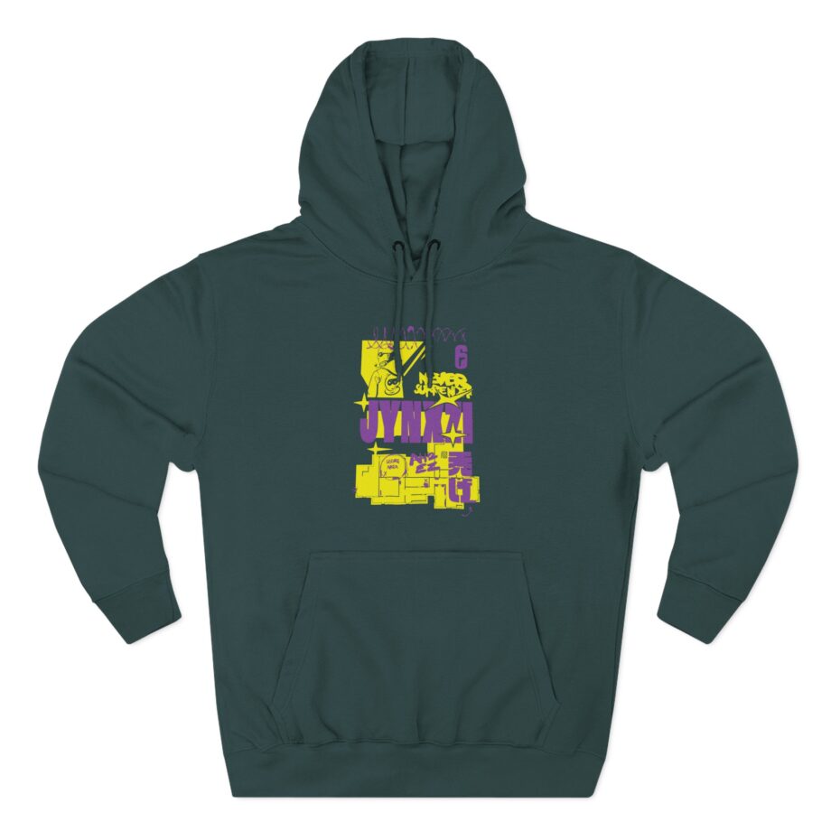Jynxzi Three-Panel Fleece Hoodie