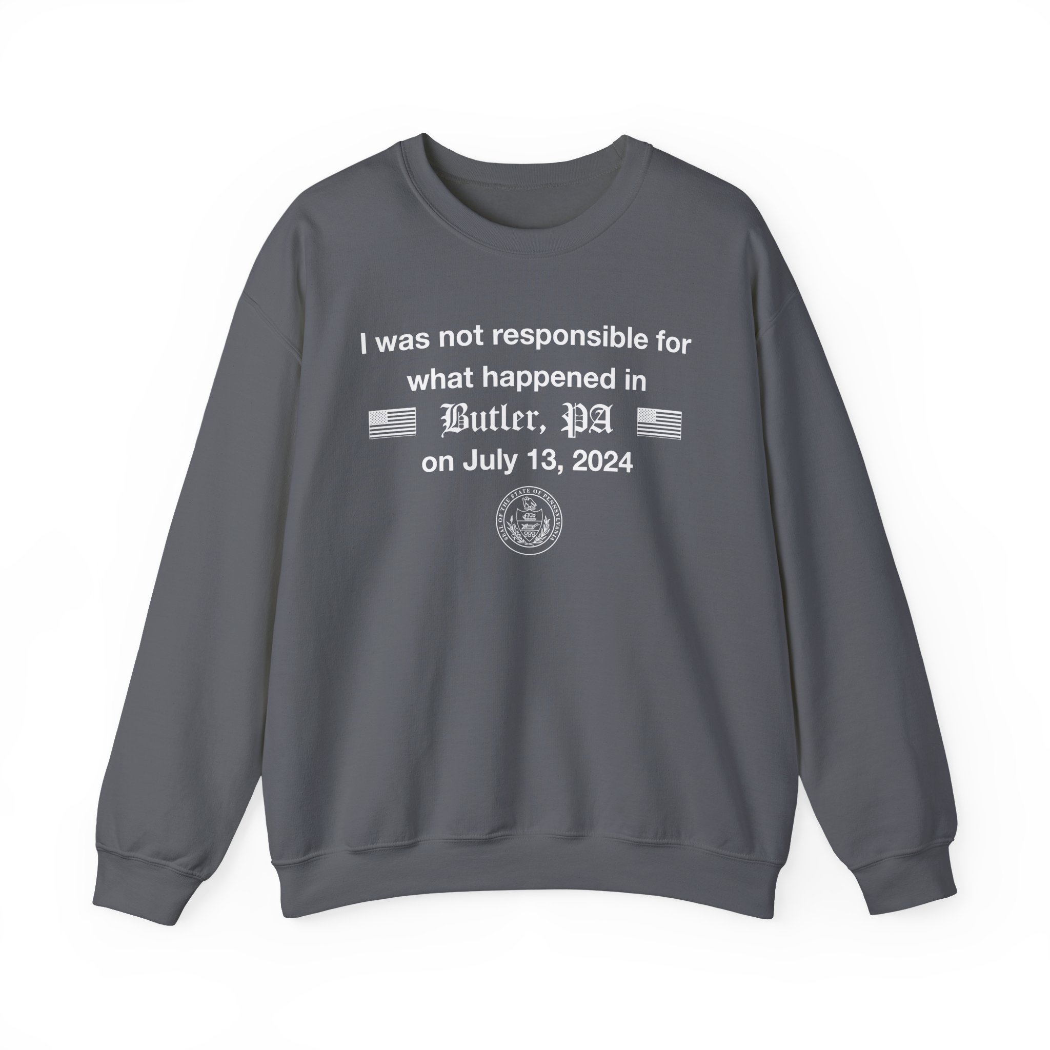 Jschlatt the Presidential Mishap Unisex Heavy Blendâ„¢ Crewneck Sweatshirt
