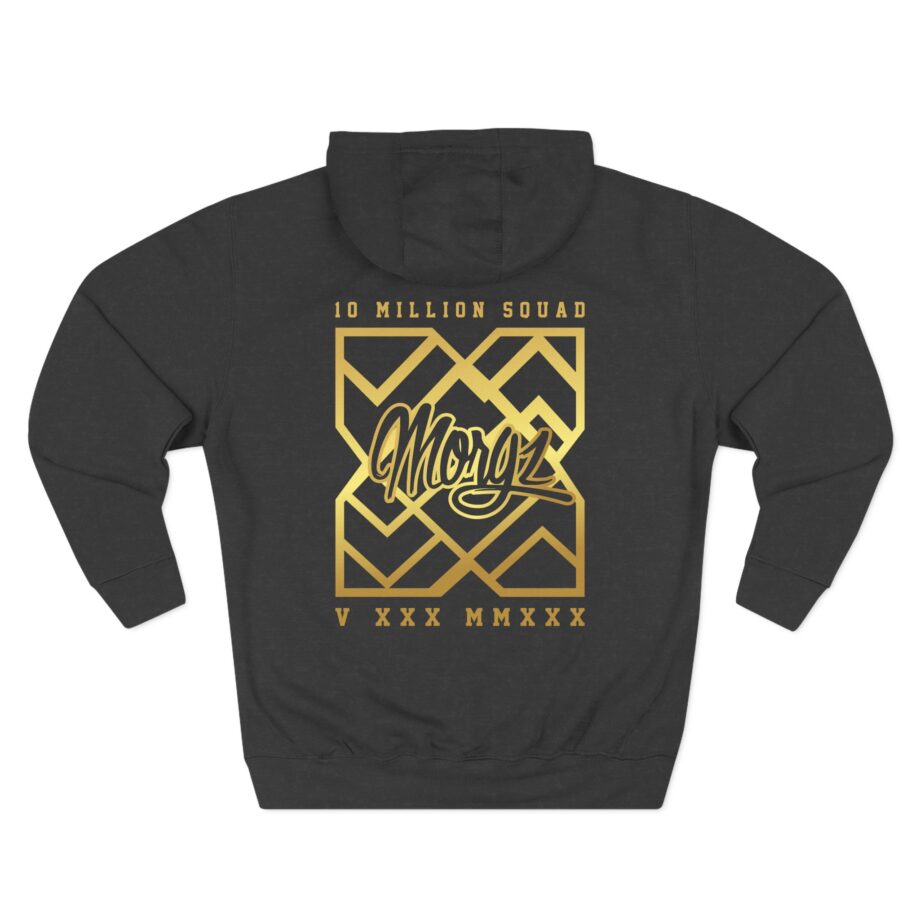 Morgz 10 Million Squad Three-Panel Fleece Hoodie