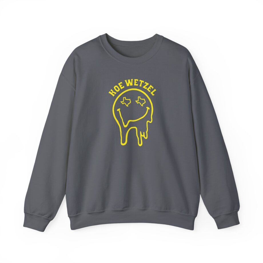Koe Wetzel Drippy Smiley Unisex Heavy Blend™ Crewneck Sweatshirt