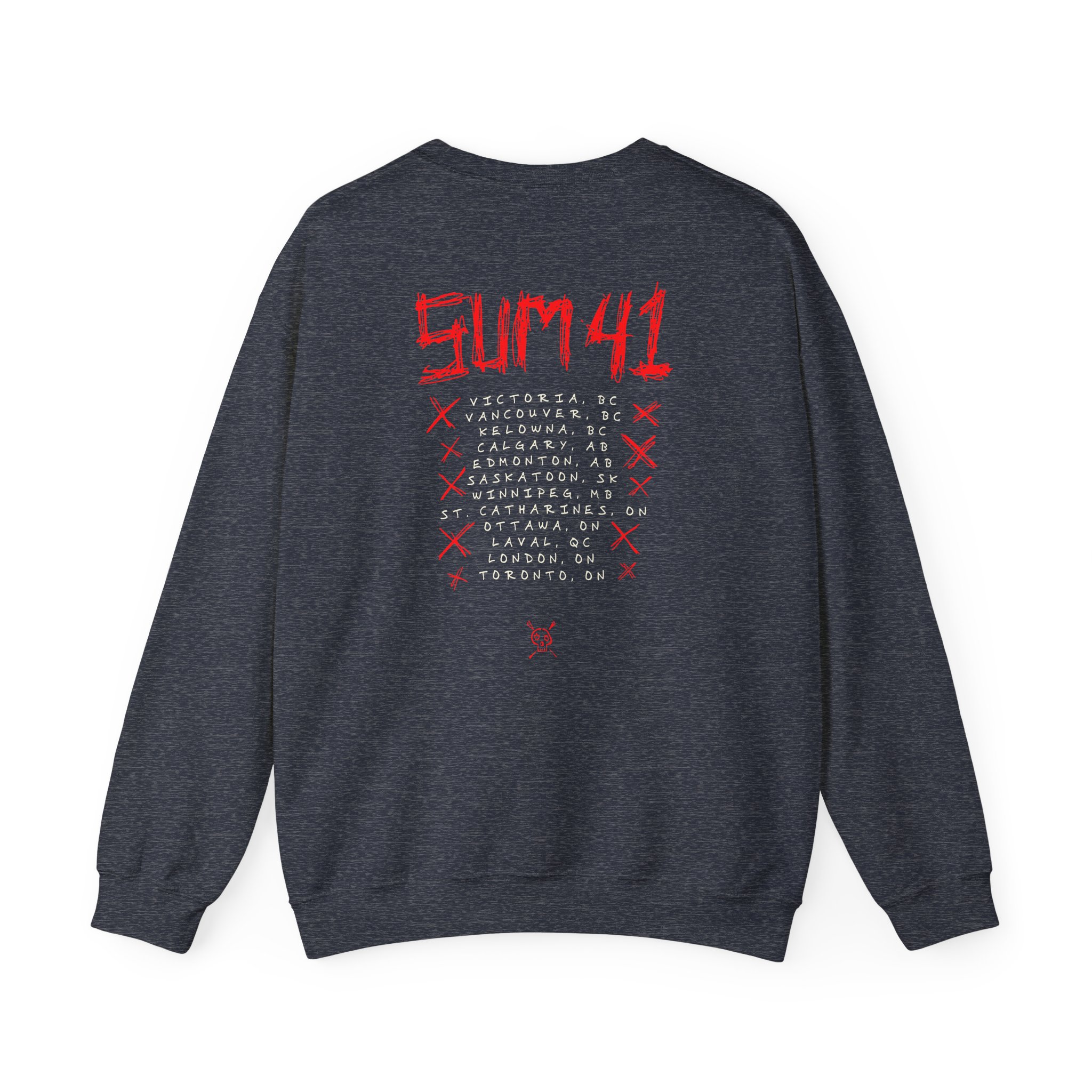 Sum 41 F**k Tour Unisex Heavy Blendâ„¢ Crewneck Sweatshirt
