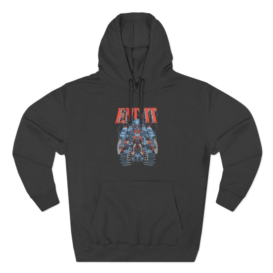 End It Mech Three-Panel Fleece Hoodie