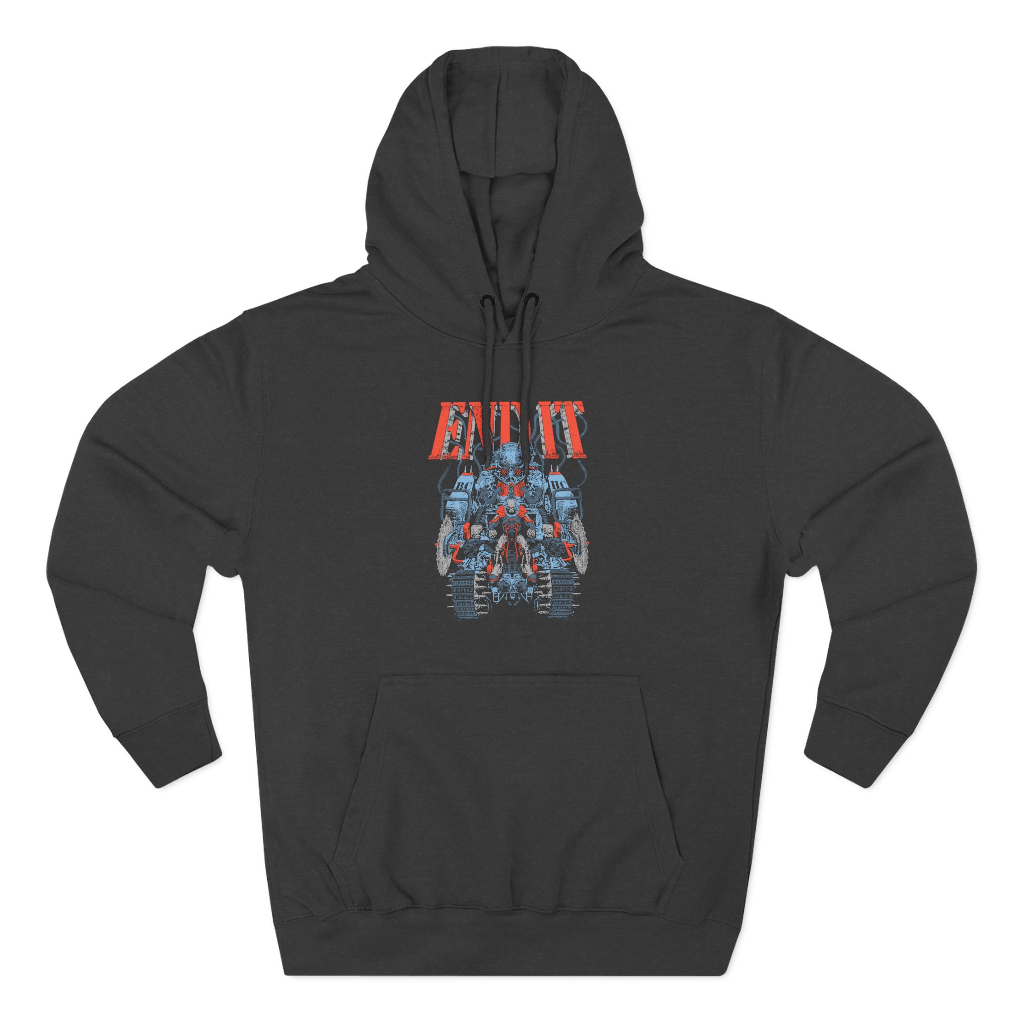 End It Mech Three-Panel Fleece Hoodie