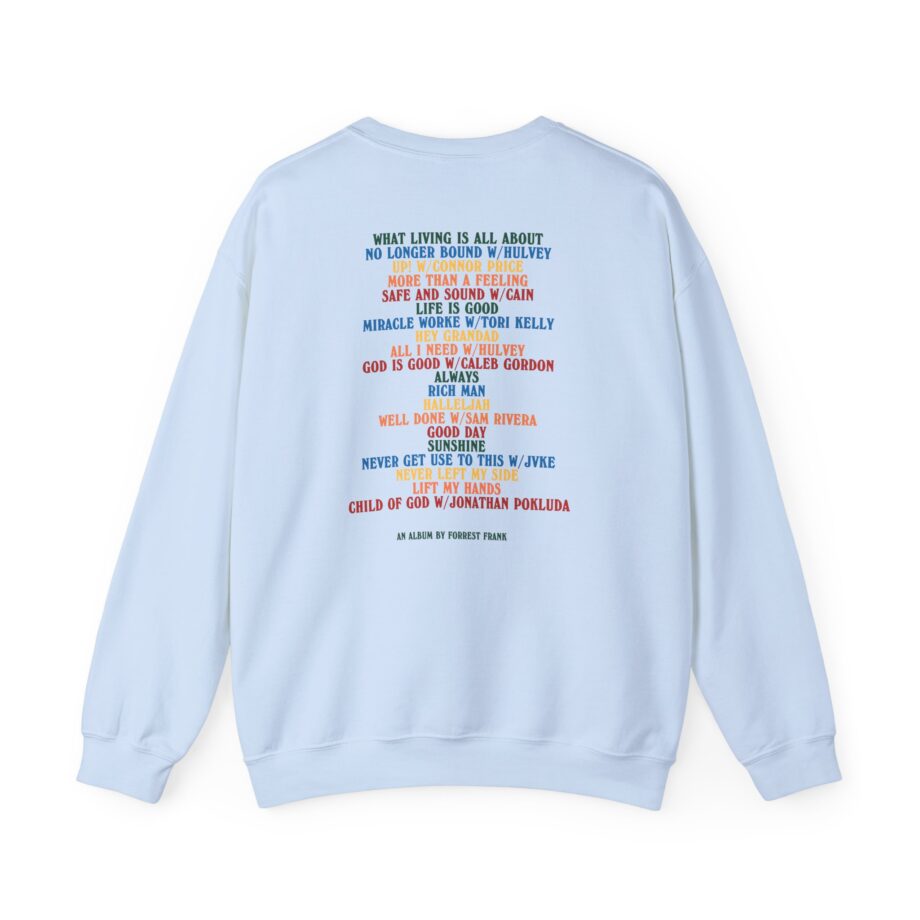 Forrest Frank Child of God Tracklist Unisex Heavy Blend™ Crewneck Sweatshirt