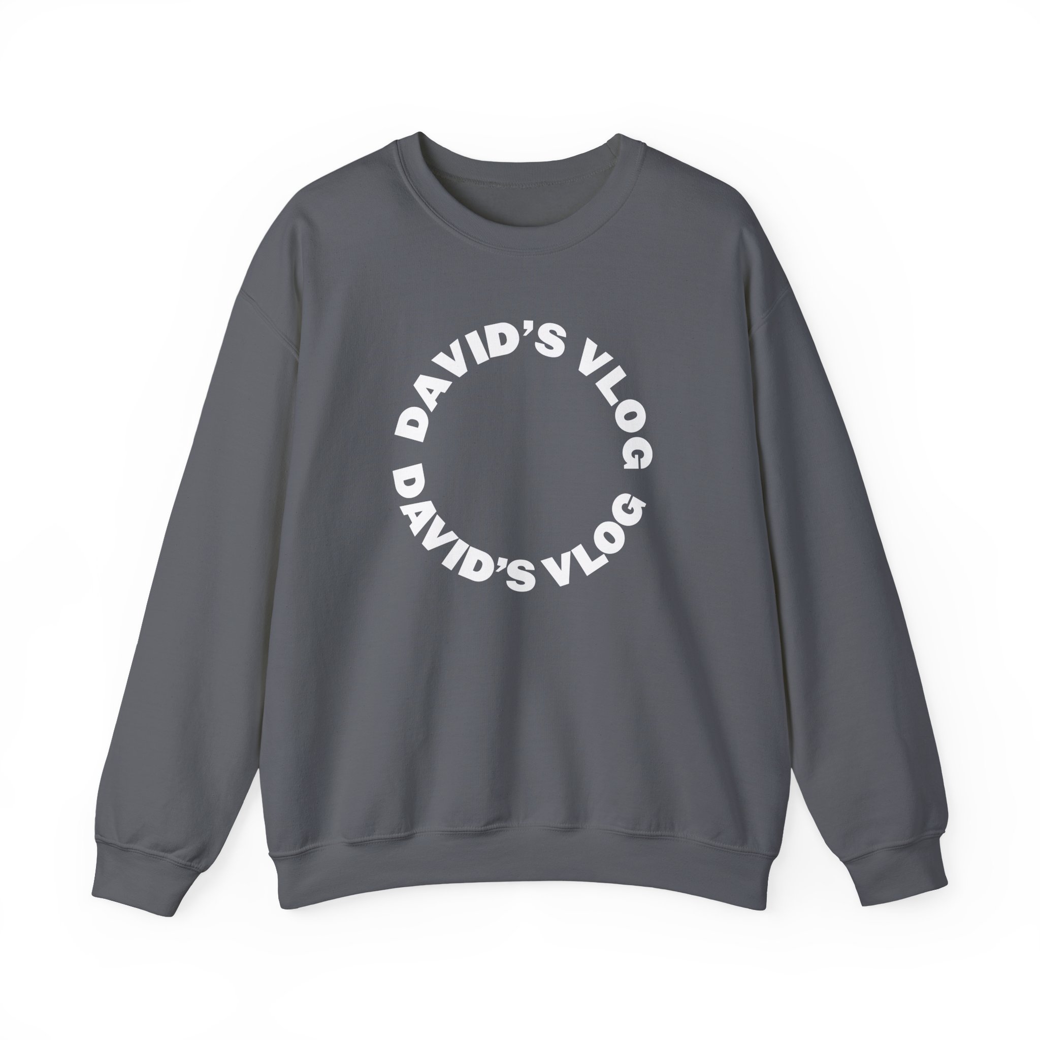 David Dobrik  David's Vlog Unisex Heavy Blendâ„¢ Crewneck Sweatshirt