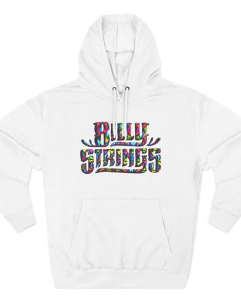 Billy Strings Colorful Classic Logo Three-Panel Fleece Hoodie