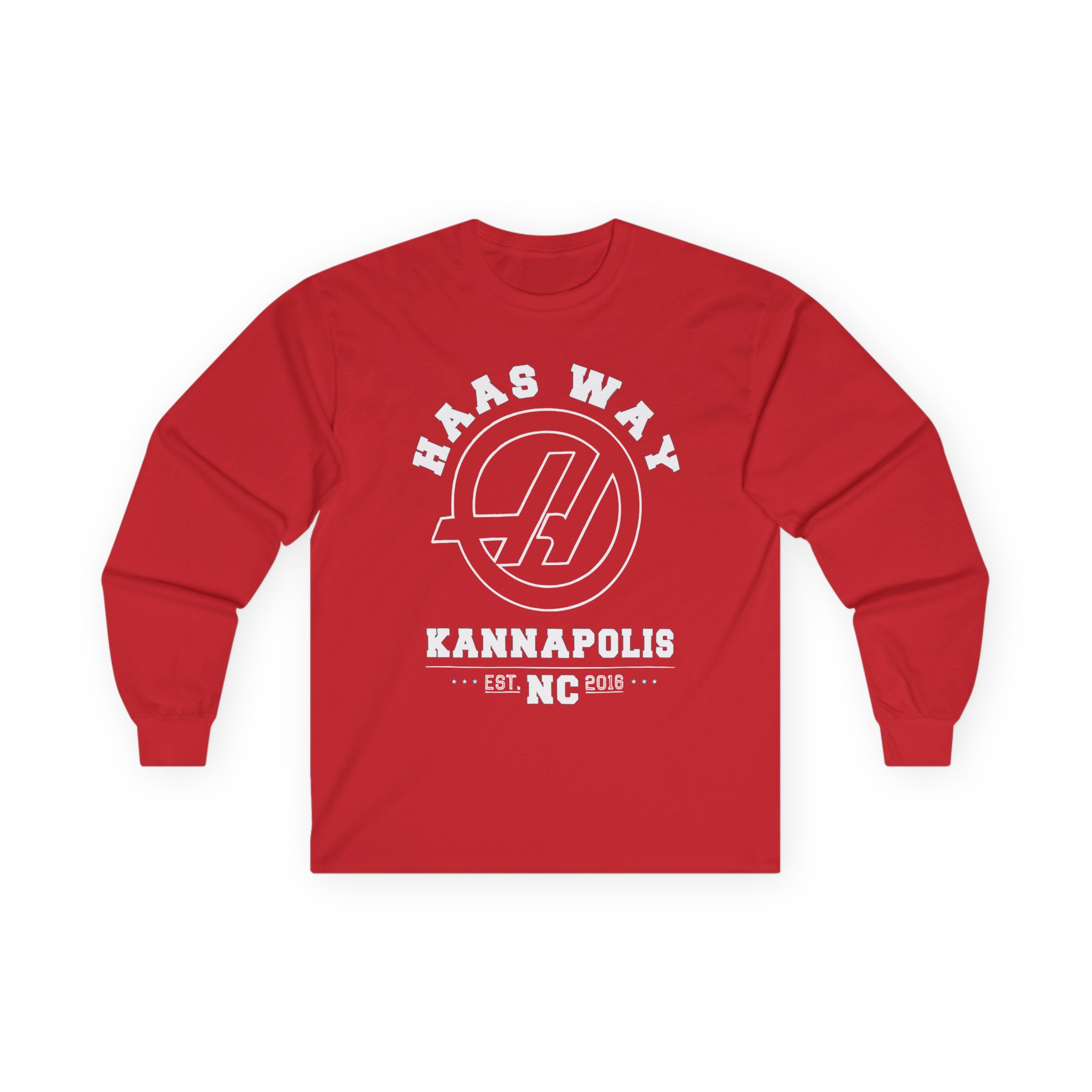 Haas F1 Haas Way Kannapolis Unisex Ultra Cotton Long Sleeve Tee