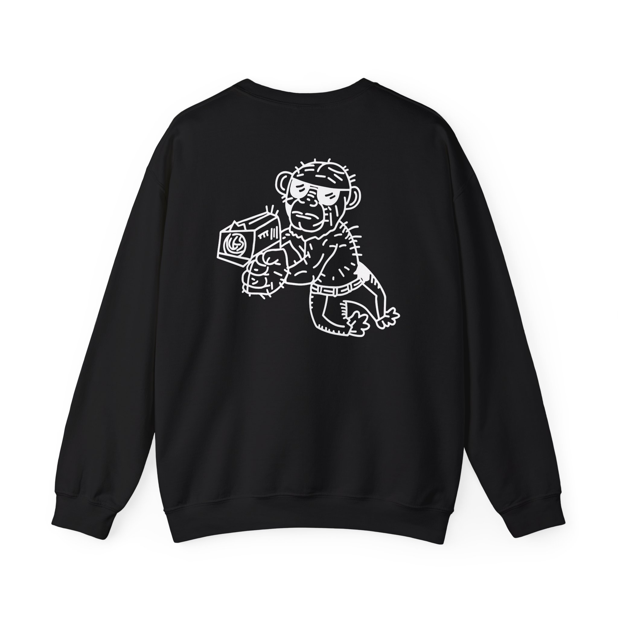 Spoonkid Detective Monke Unisex Heavy Blendâ„¢ Crewneck Sweatshirt