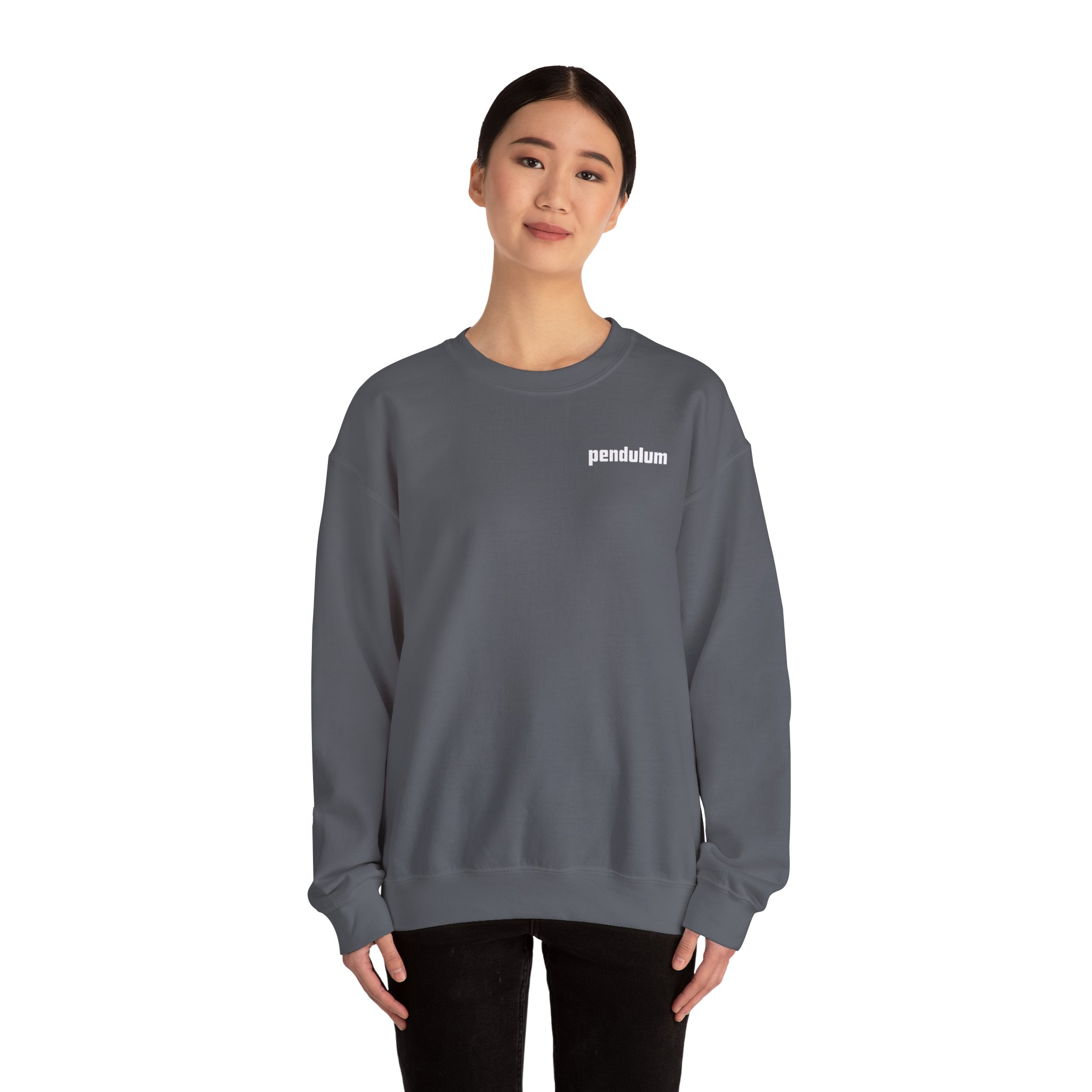 Pendulum Globe Glow in the Dark Logo Unisex Heavy Blendâ„¢ Crewneck Sweatshirt