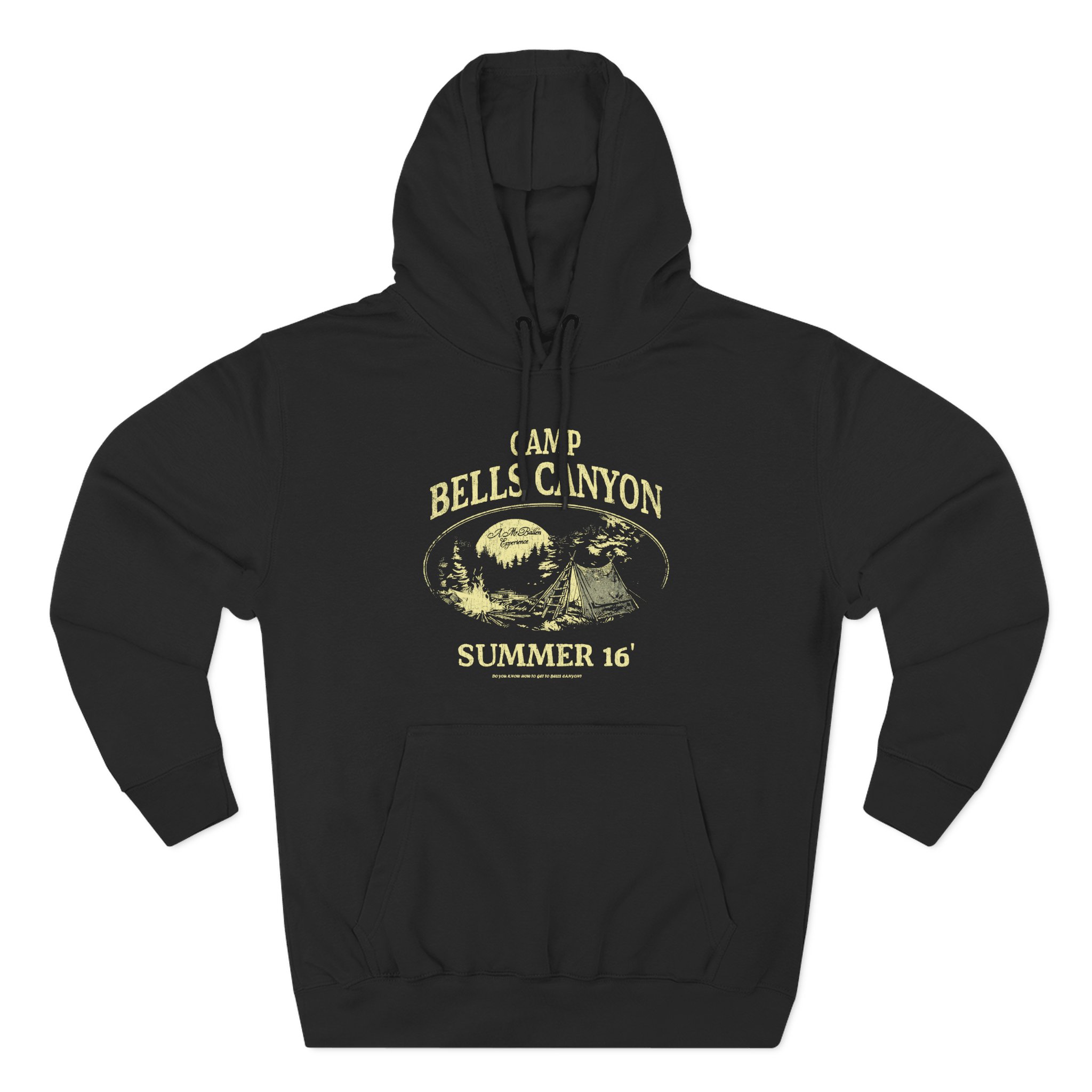 Mrballen Bells Canyon Distressed Three-Panel Fleece Hoodie