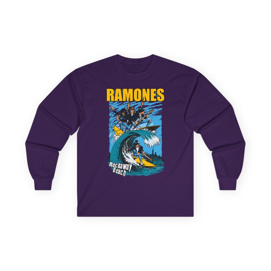 Ramones Rockaway Beach Unisex Ultra Cotton Long Sleeve Tee