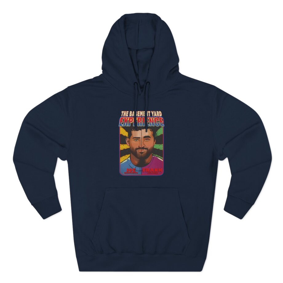 Split Face Basement Yard Experience Three-Panel Fleece Hoodie
