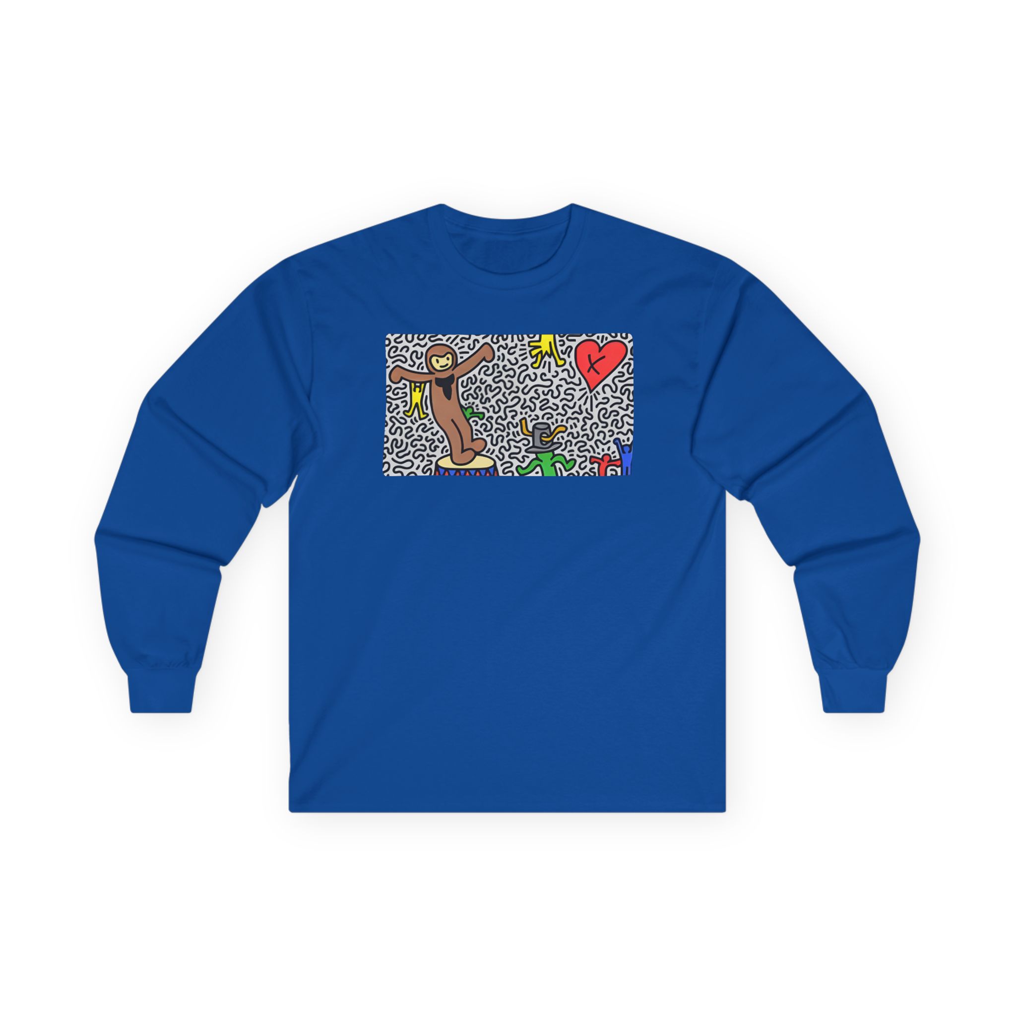 Spoonkid Monke Unisex Ultra Cotton Long Sleeve Tee