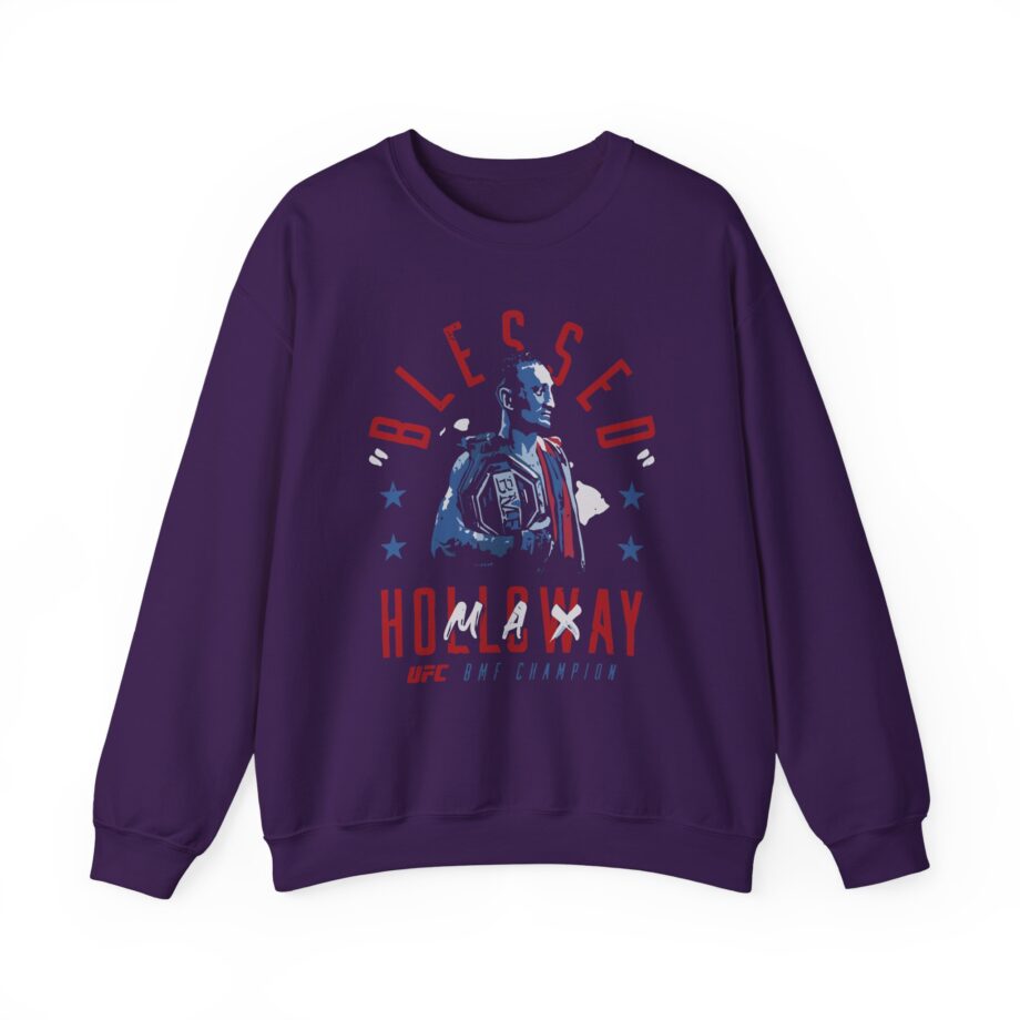 Max Holloway Blessed Bmf Champion Unisex Heavy Blend™ Crewneck Sweatshirt
