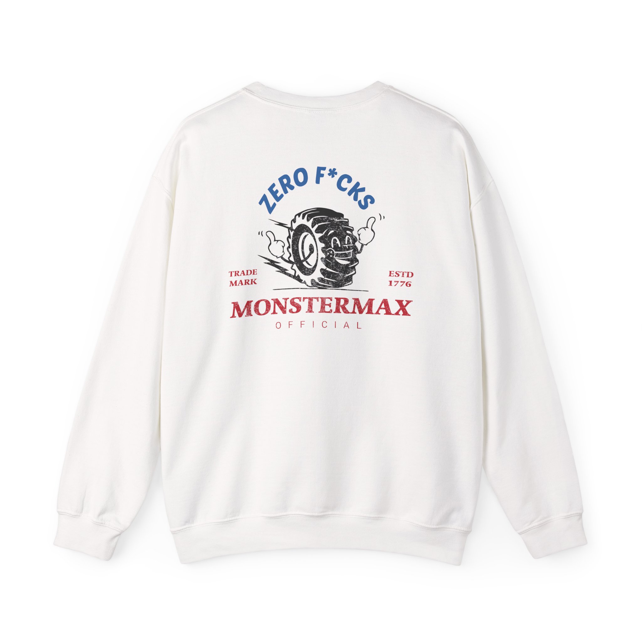 Monstermax Zero Fucks Unisex Heavy Blendâ„¢ Crewneck Sweatshirt
