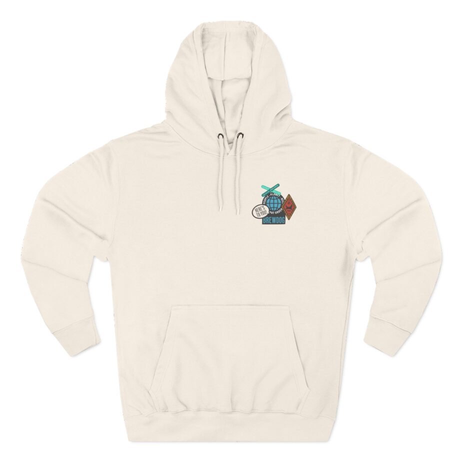 Brewdog Punk Sticker Three-Panel Fleece Hoodie