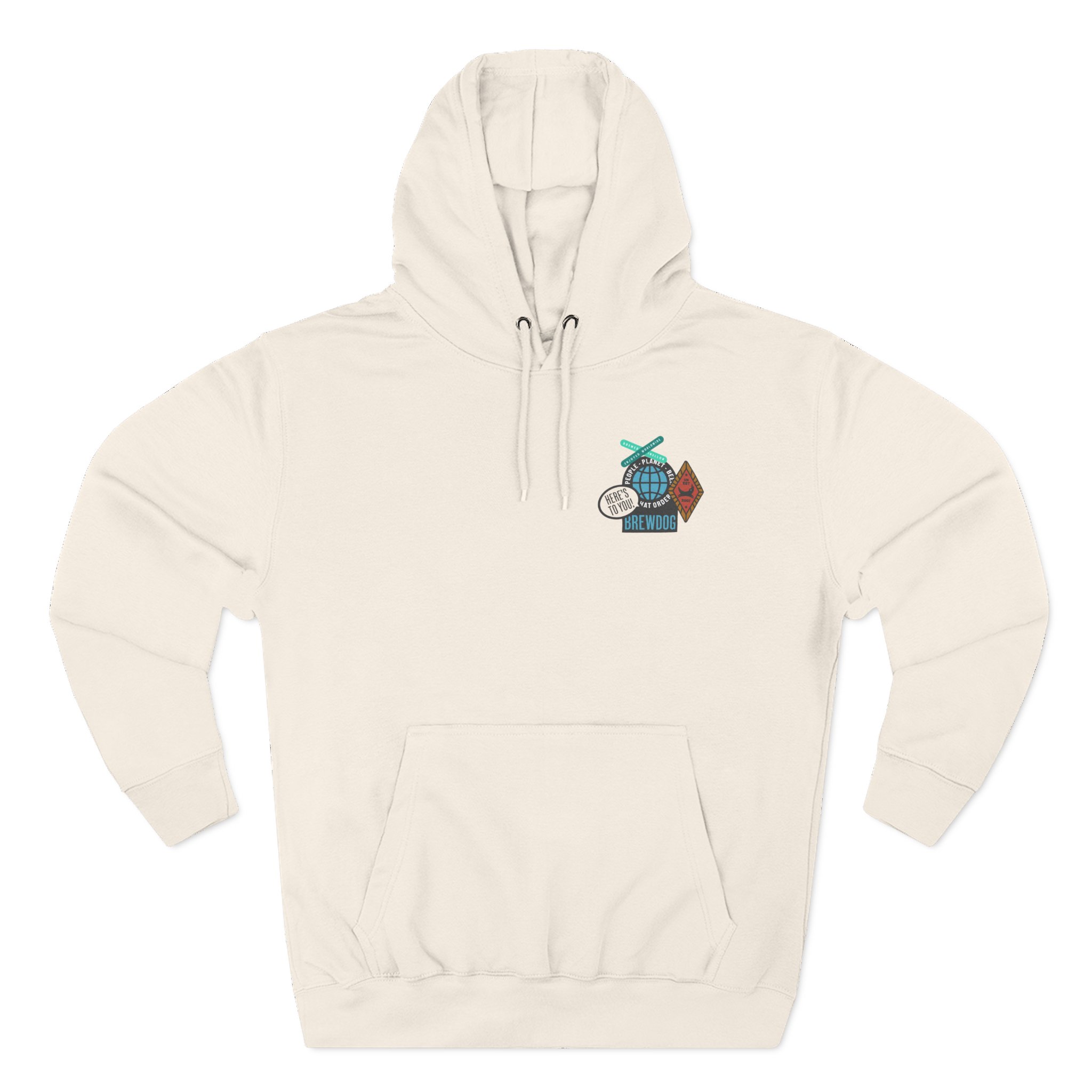 Brewdog Punk Sticker Three-Panel Fleece Hoodie
