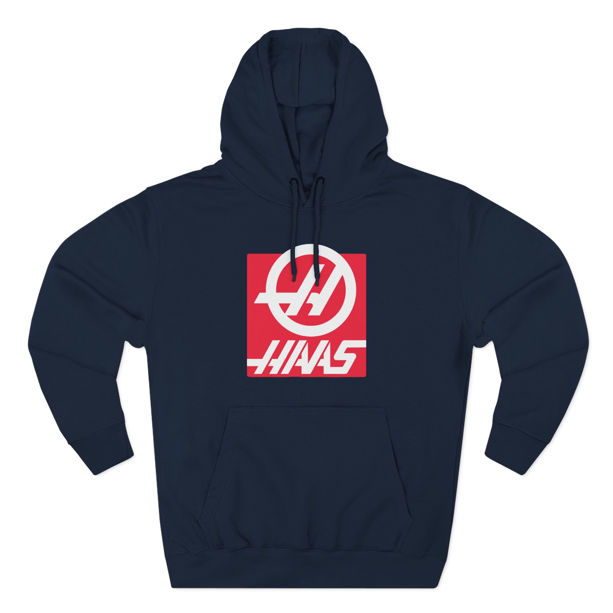 Haas F1 Three-Panel Fleece Hoodie