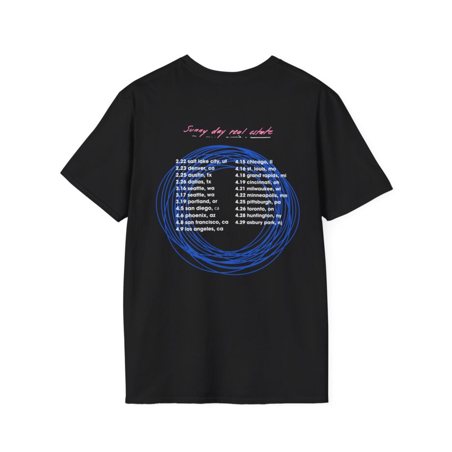 Sunny Day Real Estate 2023 Paper Planes Tour Unisex Softstyle T-Shirt