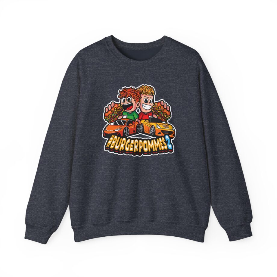 Burger Pommes Unisex Heavy Blend™ Crewneck Sweatshirt
