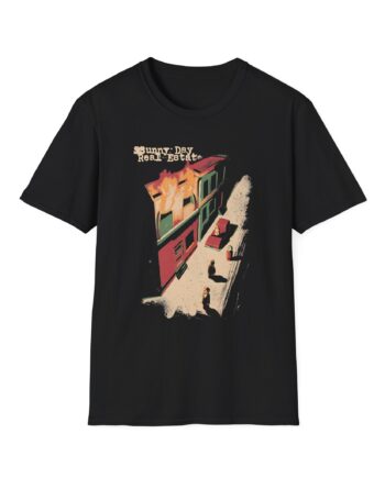 Sunny Day Real Estate Burning Building Unisex Softstyle T-Shirt