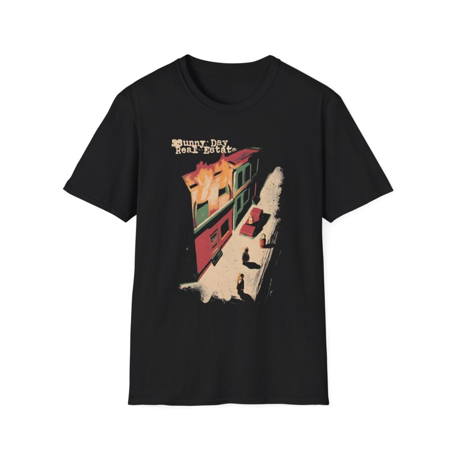 Sunny Day Real Estate Burning Building Unisex Softstyle T-Shirt