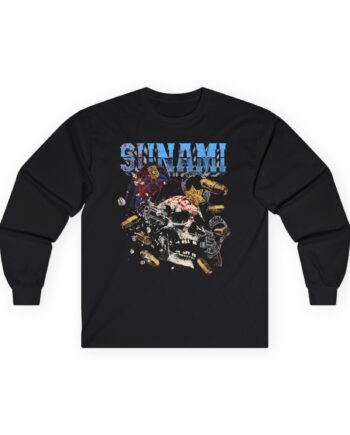 Sunami Skull Unisex Ultra Cotton Long Sleeve Tee