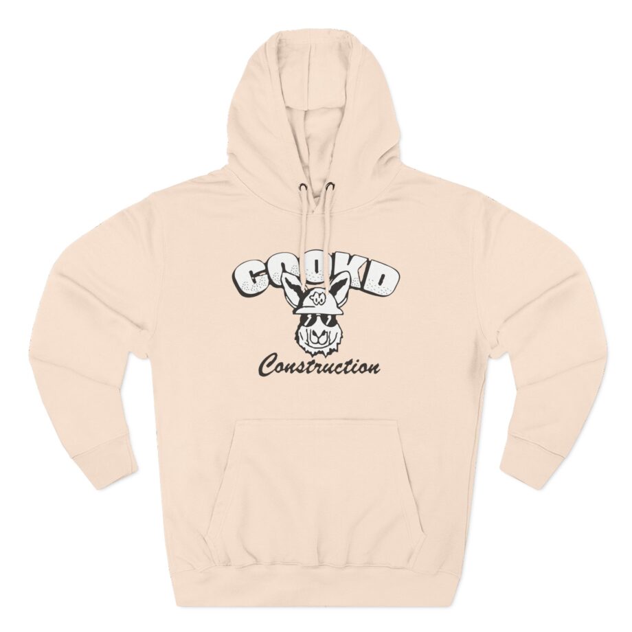 Lazarbeam Cookd Construction Three-Panel Fleece Hoodie