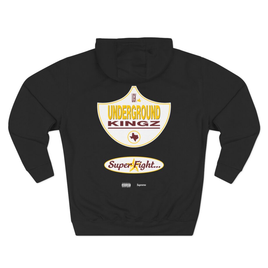 UGK Super Tight Album Logo Three-Panel Fleece Hoodie