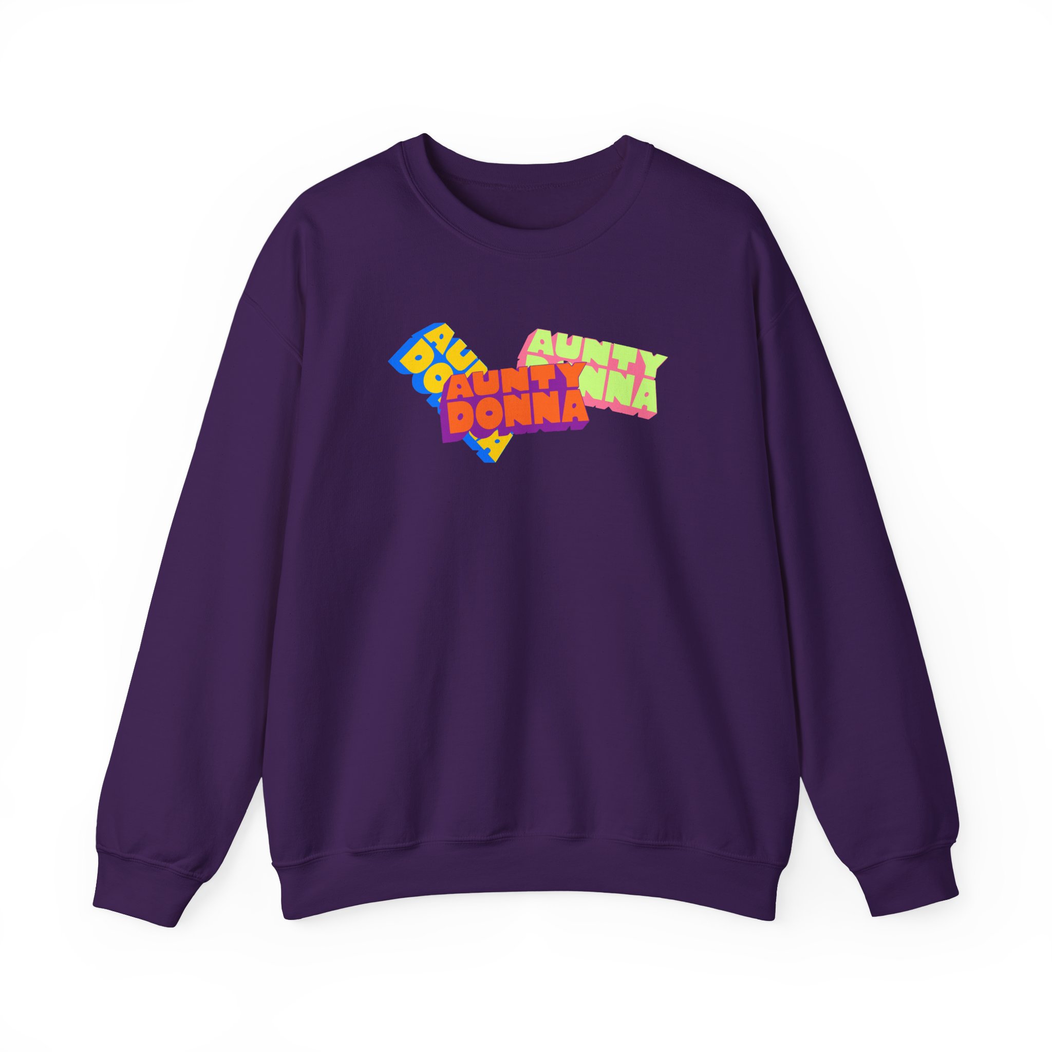 Aunty Donna Three Logo Unisex Heavy Blendâ„¢ Crewneck Sweatshirt