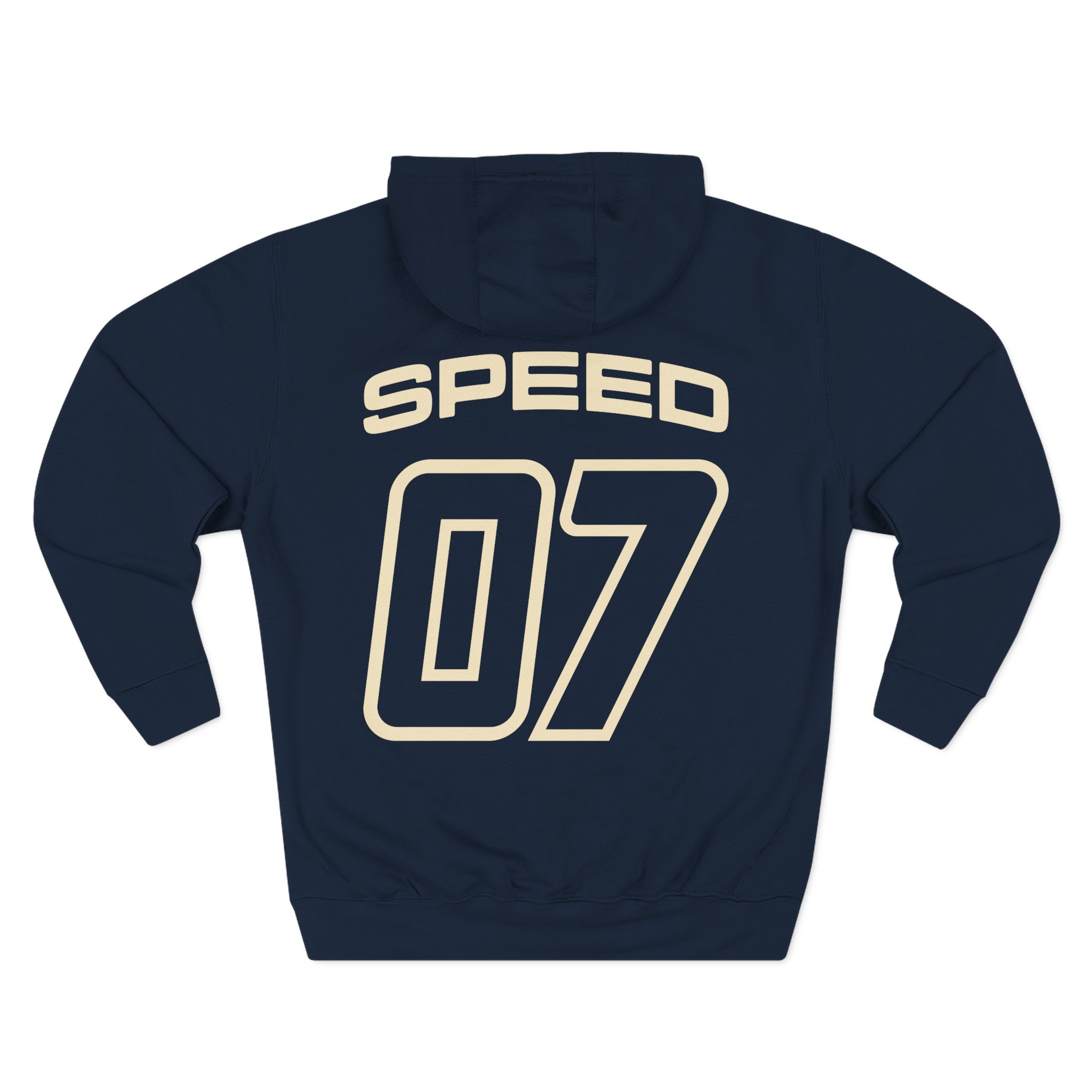 Ishowspeed Racing Royal Three-Panel Fleece Hoodie