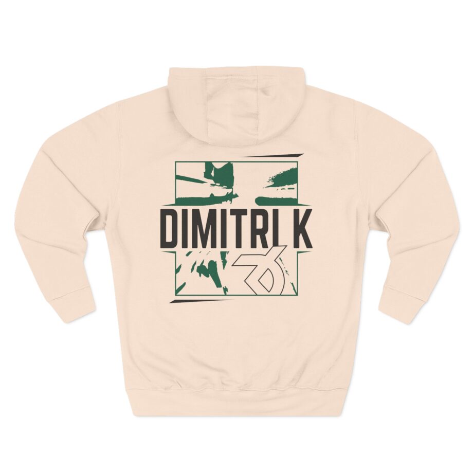 Dimitri K Three-Panel Fleece Hoodie