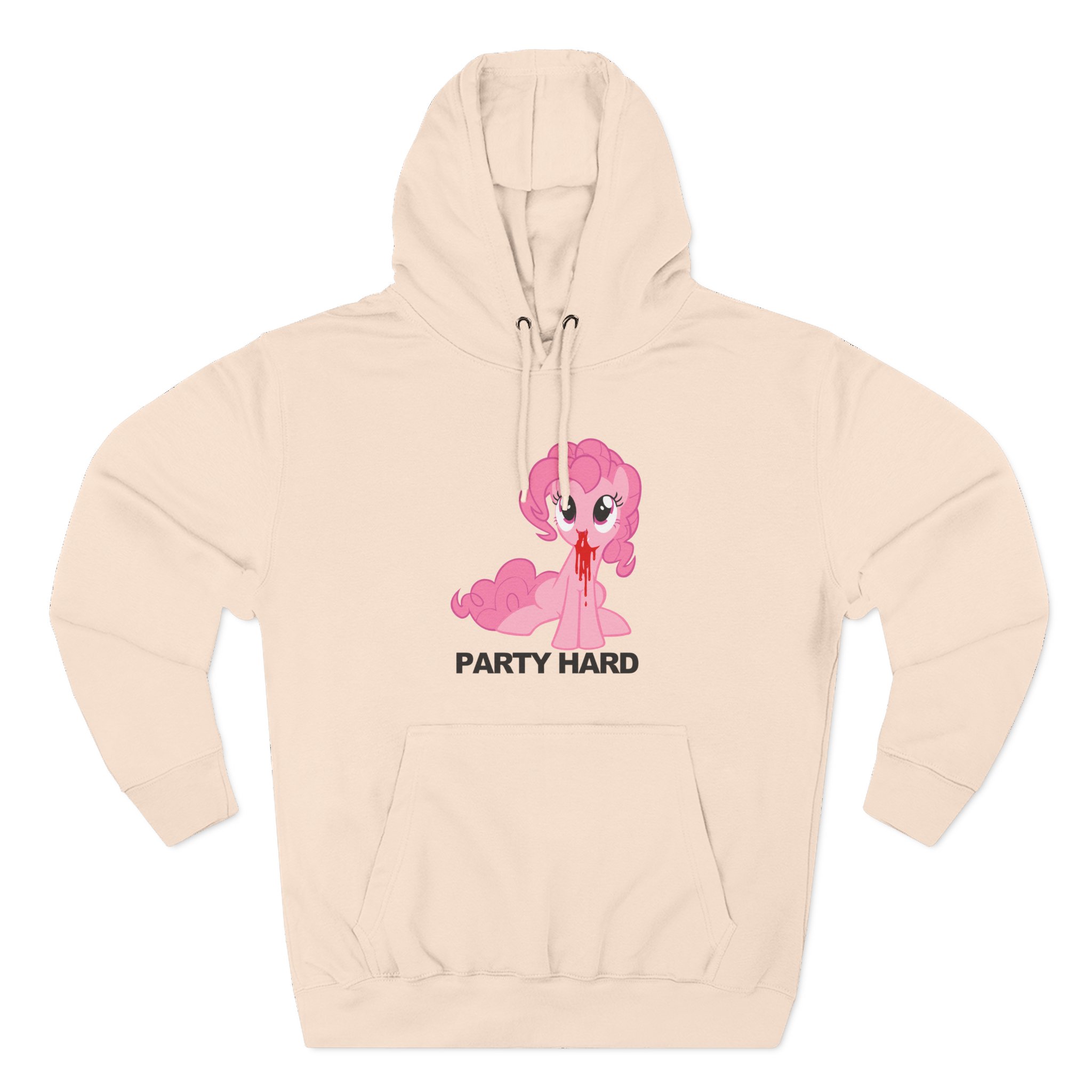 Andrew Wk Party Hard Three-Panel Fleece Hoodie