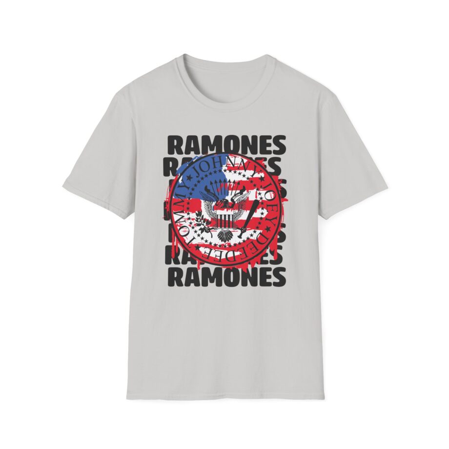 Ramones US Flag Unisex Softstyle T-Shirt