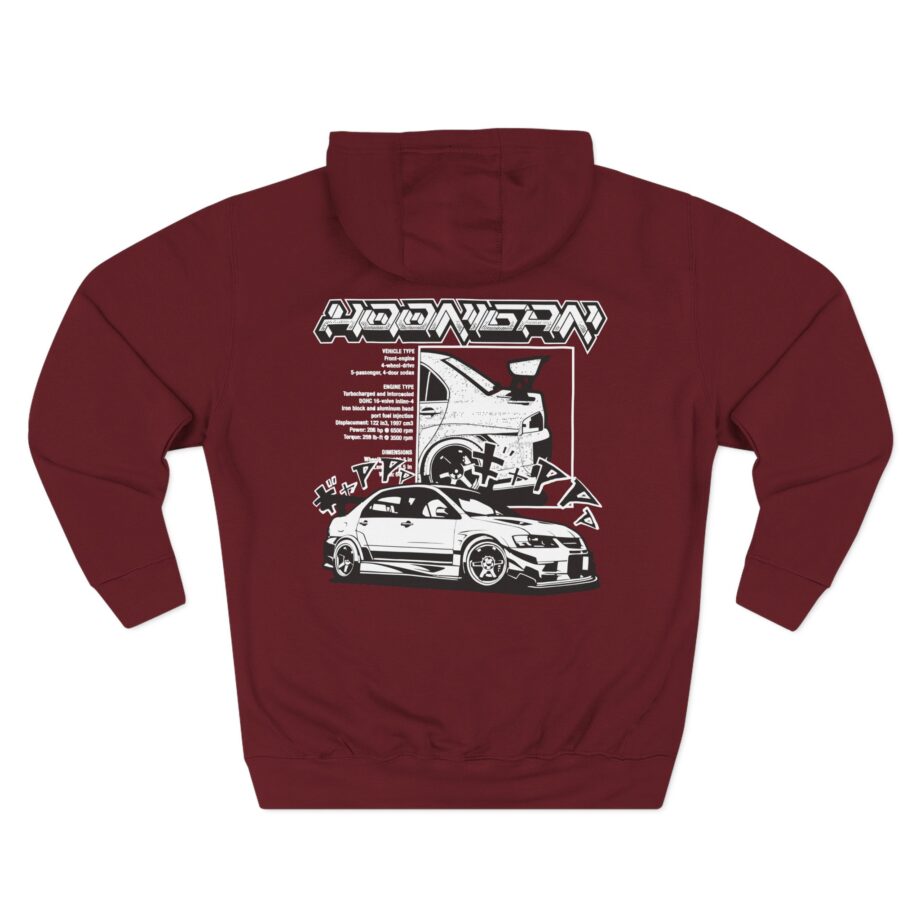 Ken Block Hoonigan Hardtail Three-Panel Fleece Hoodie